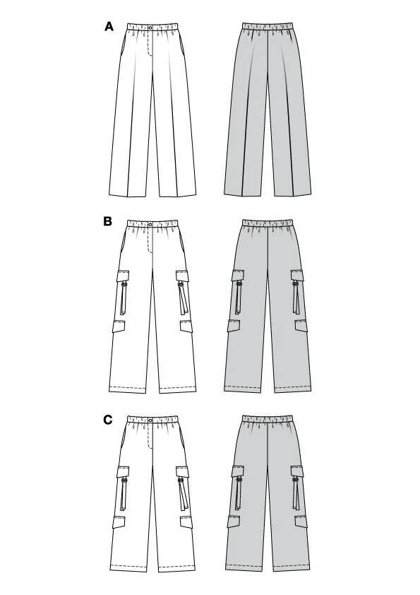 Patron Burda n°5801 : Pantalon