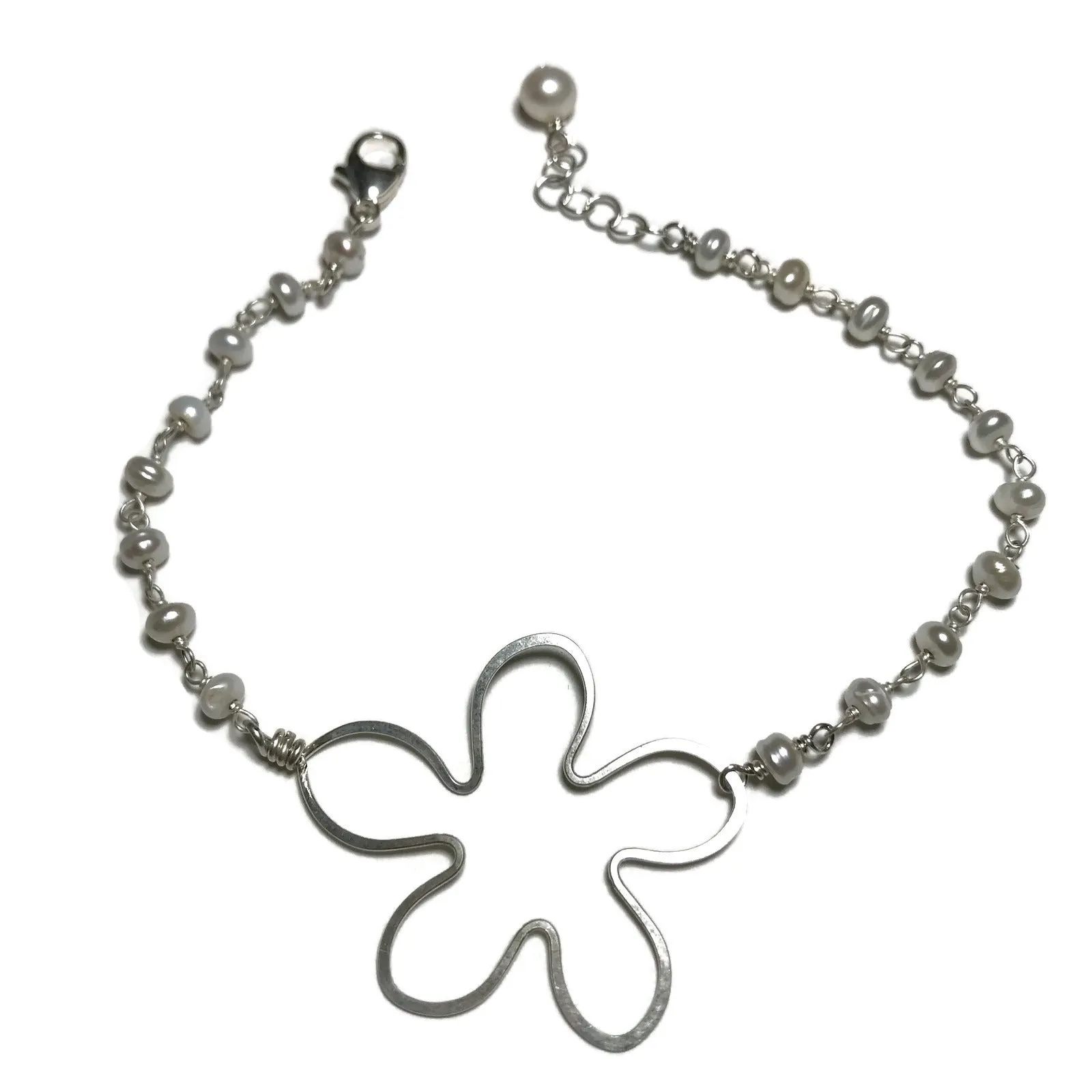 Pearl Flower Bracelet