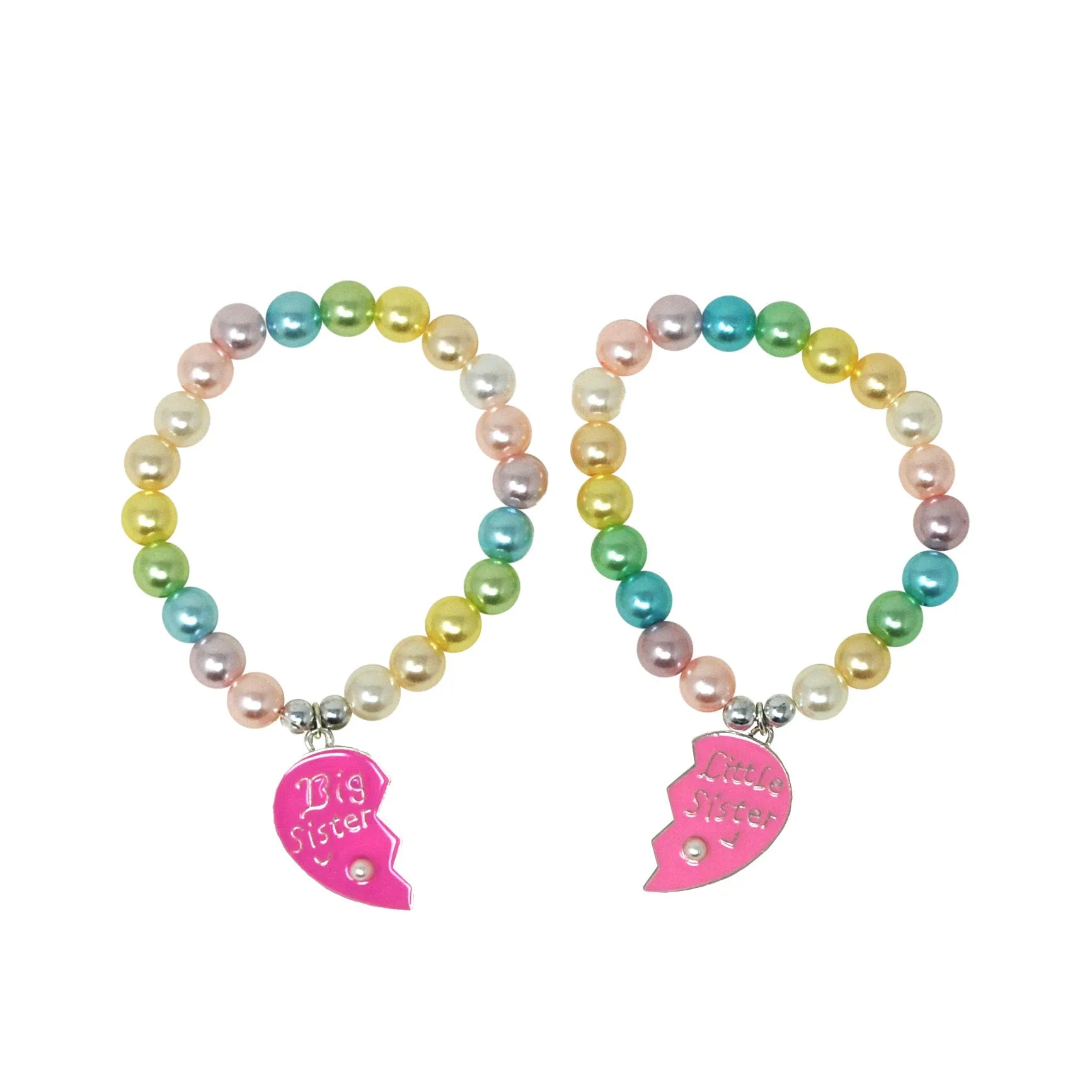 Pink Poppy Big Sister Little Sister Pearl Bracelet Assorted Styles