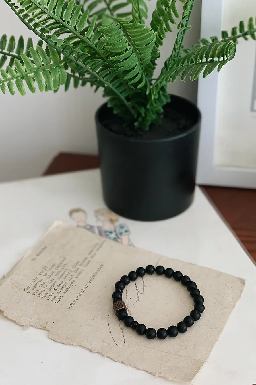 Quarantine Bracelet | Matte Onyx   Copper
