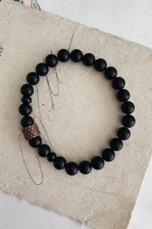 Quarantine Bracelet | Matte Onyx   Copper