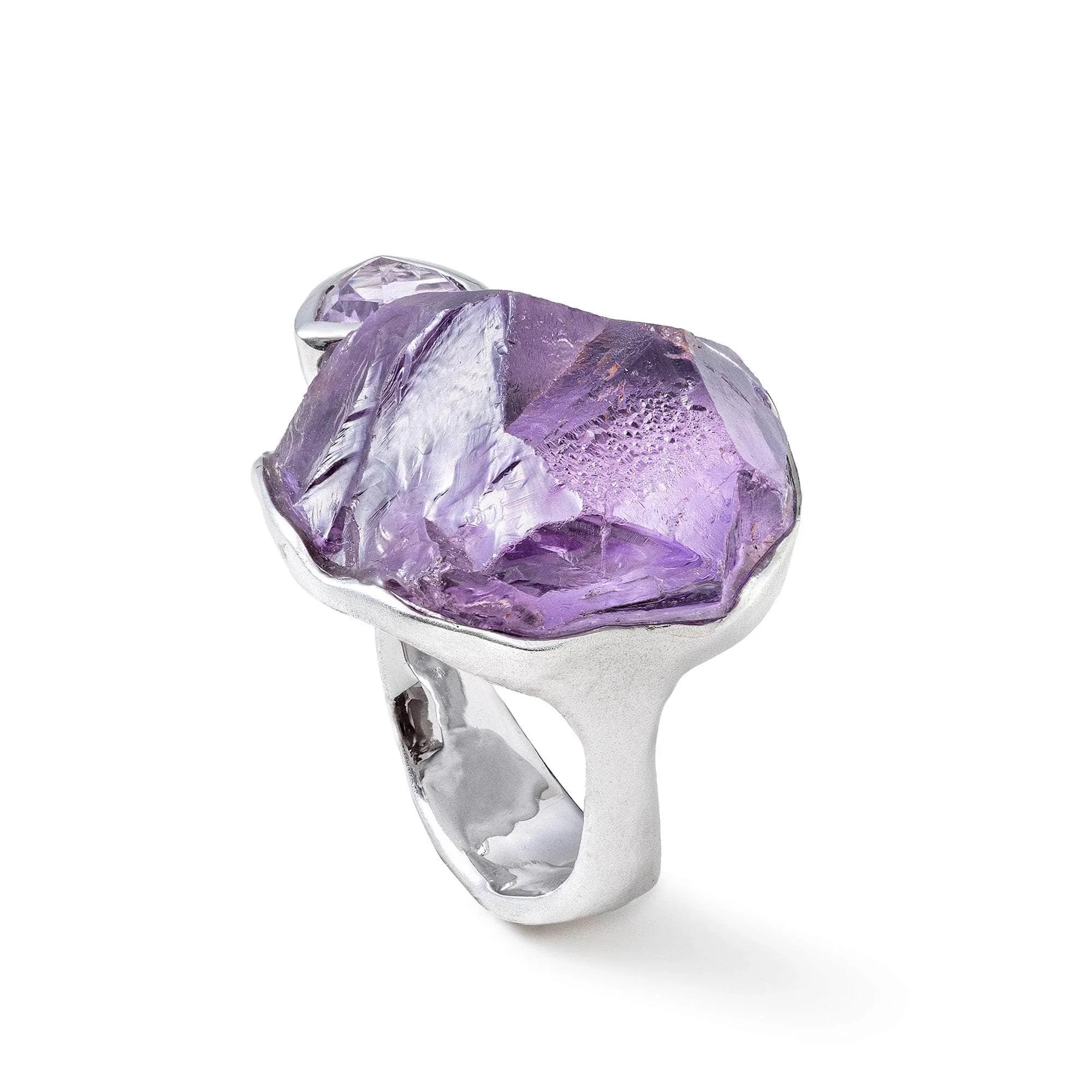 Sceptrum Rough Amethyst Ring
