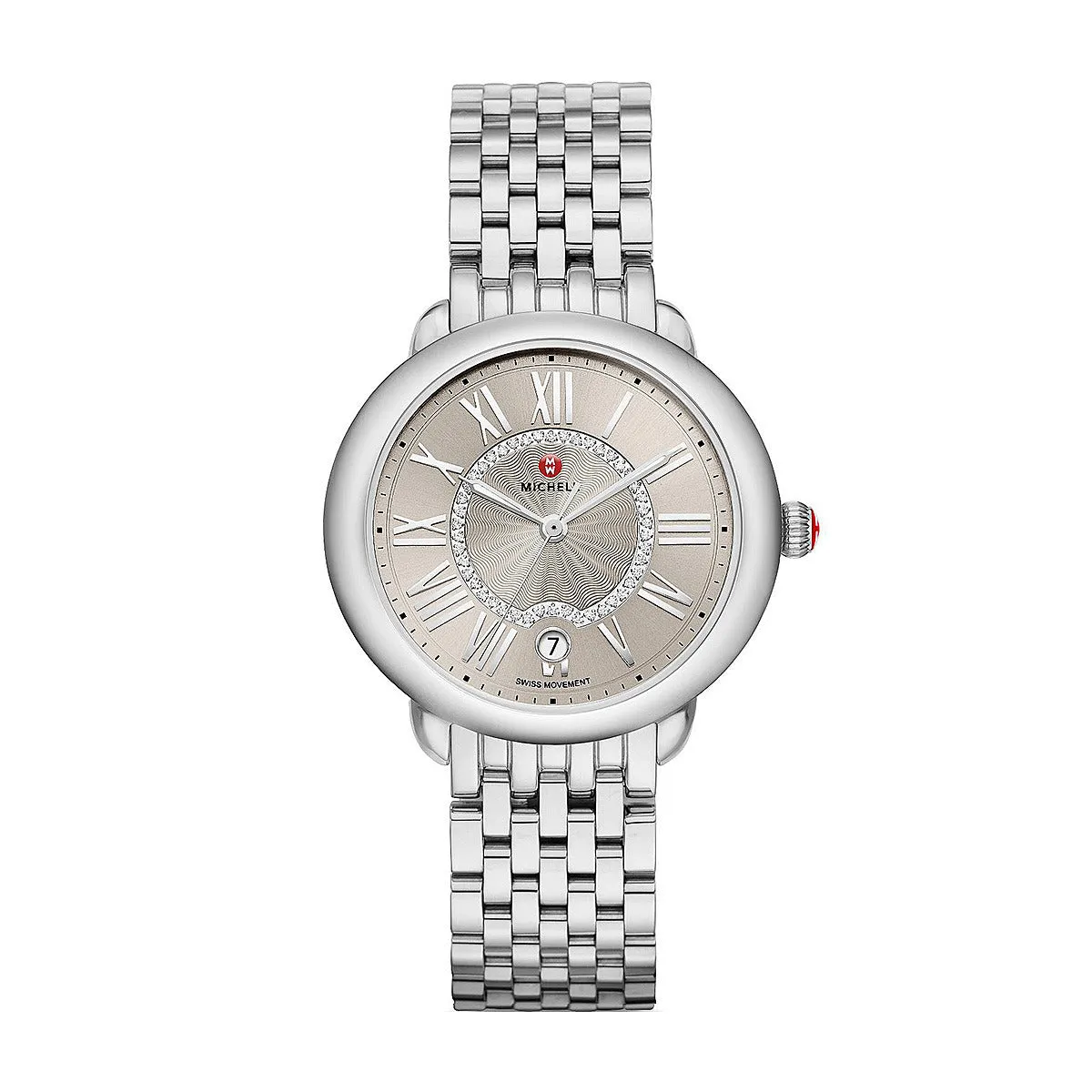 Serein Stainless Steel Cashmere Diamond Watch
