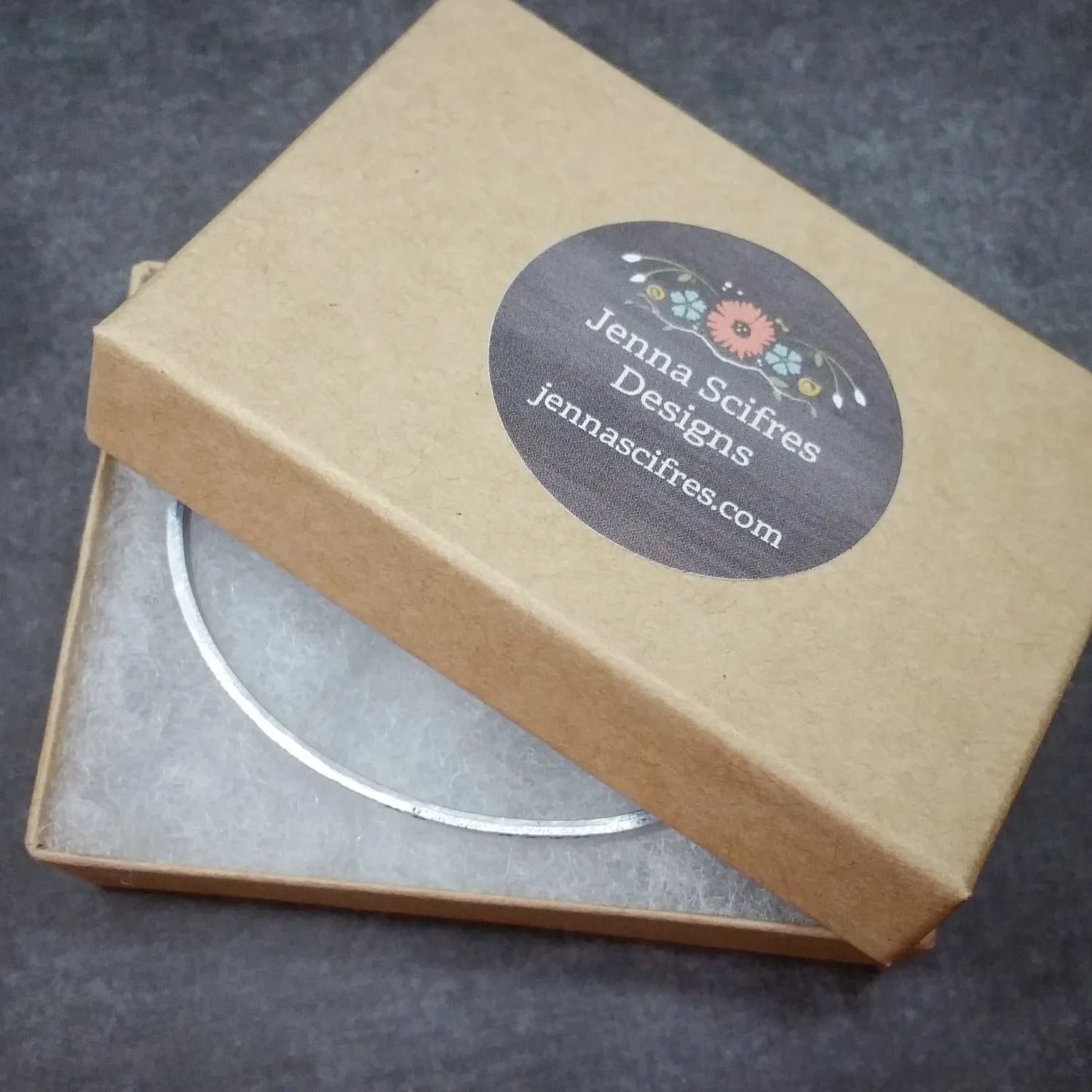 Silver "Do No Harm" Skinny Cuff Bracelet