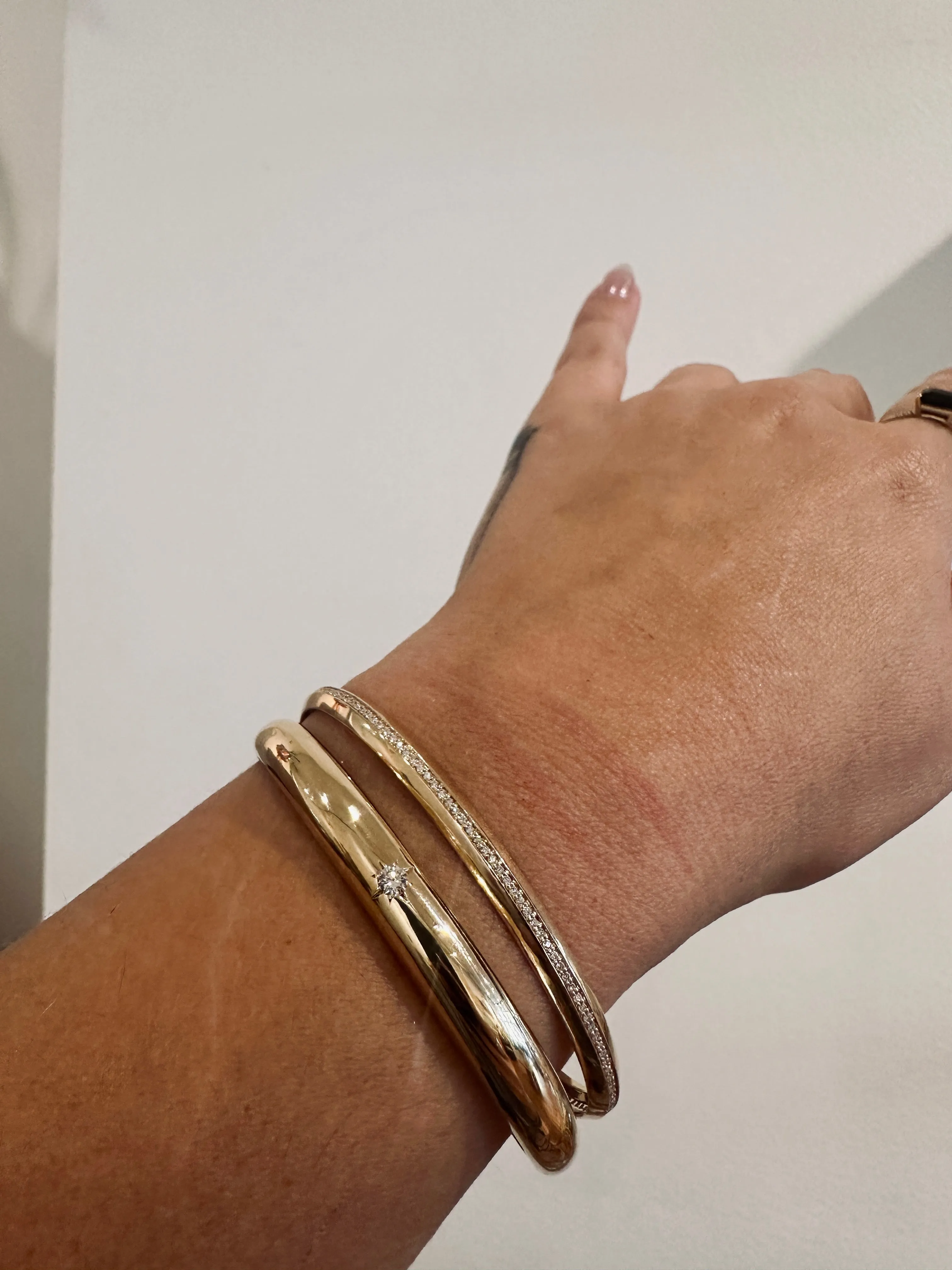 SINGLE STAR DIAMOND AURA CUFF
