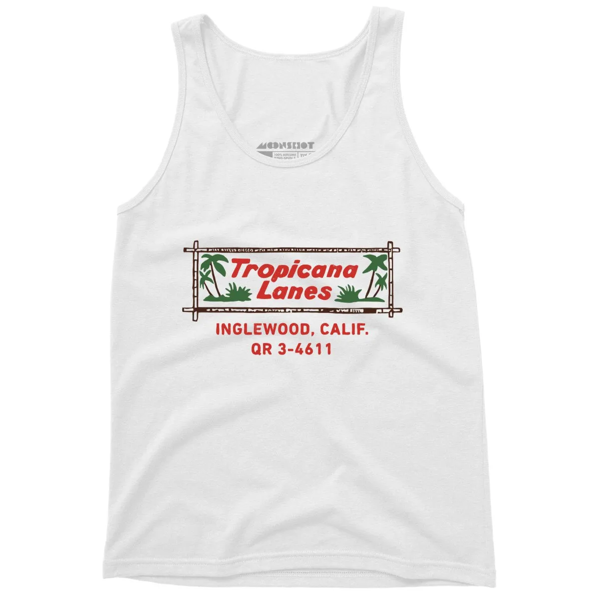 Tropicana Lanes - Inglewood, CA - Vintage Bowling Alley - Unisex Tank Top