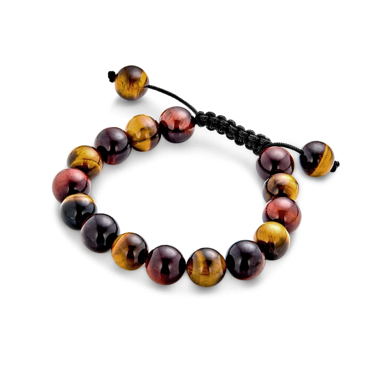 Unisex Gemstone Strand Bracelet Turquoise Onyx Tiger Eye Howlite Beads