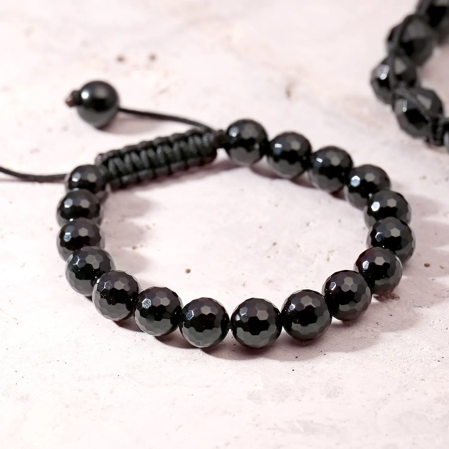 Unisex Gemstone Strand Bracelet Turquoise Onyx Tiger Eye Howlite Beads
