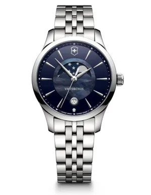 Victorinox Swiss Army Womens Alliance Watch - Diamond - Bracelet - Blue MOP Dial