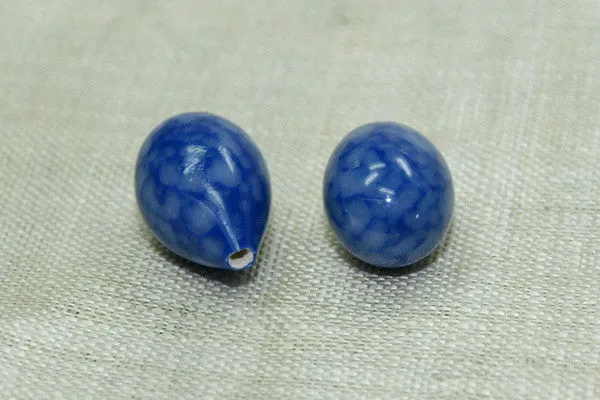 Vintage Cab: Teardrop Mottled Blue
