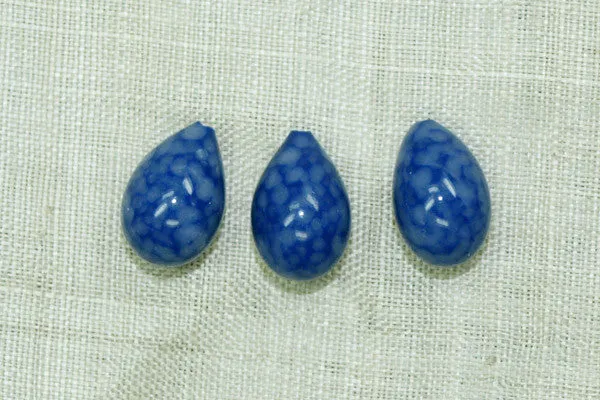 Vintage Cab: Teardrop Mottled Blue