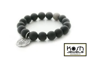 Vintage Charm Series - 'RUFIYAA' SIGNATURE BEADED BRACELET (ANT. SILVER)