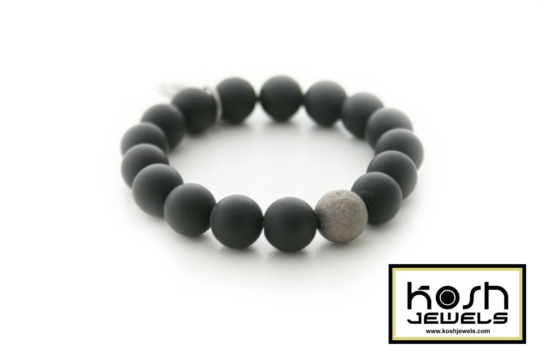 Vintage Charm Series - 'RUFIYAA' SIGNATURE BEADED BRACELET (ANT. SILVER)