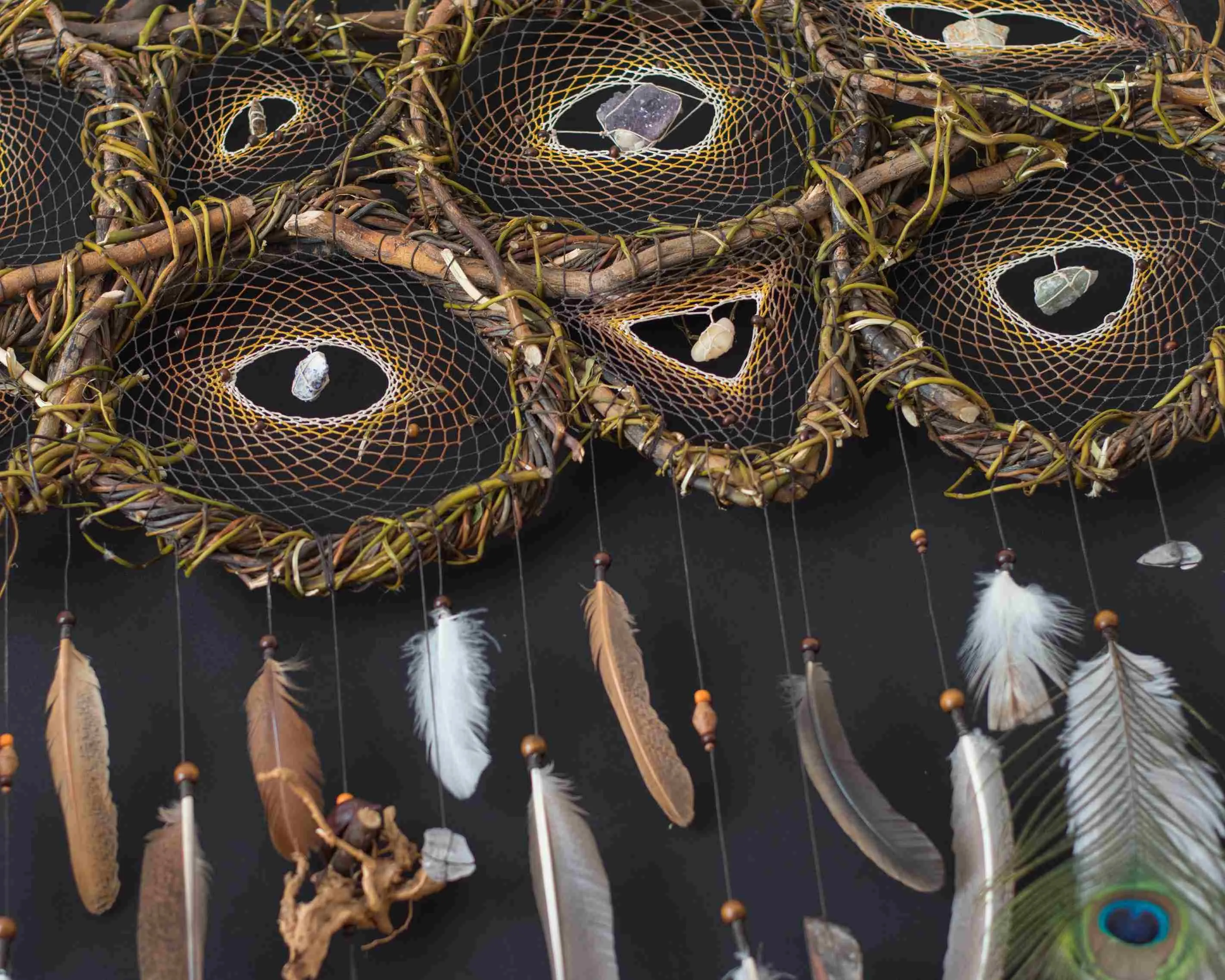 Wall decor over the bed Large Dreamcatcher wall hanging woven tapestry Large natural wall decor dream catcher Wonderful energy, Earthy witch