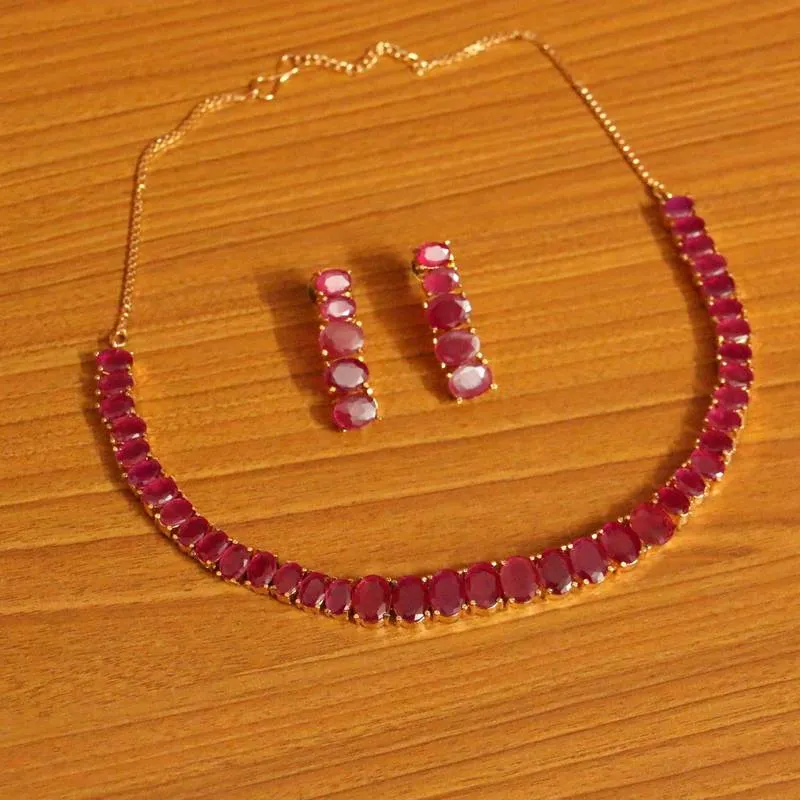 YELLOW CITRINE NECKLACE-SETS